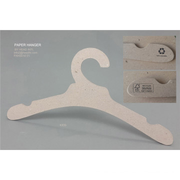 Heavy Load Bearing 3.5mm Paper Recycled Fsc Cardboard Clothes Hangers
